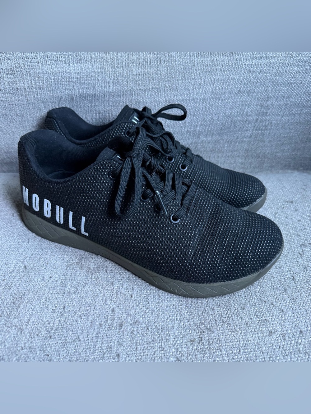 NOBULL Superfabric Trainer CrossFit Gym Shoes Women Size 10 Black